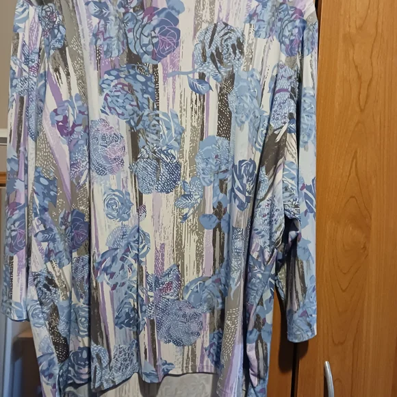 Vintage Penningtons Soft Aqua Quilted Vest with Stud Accents - Picture 7 of 8